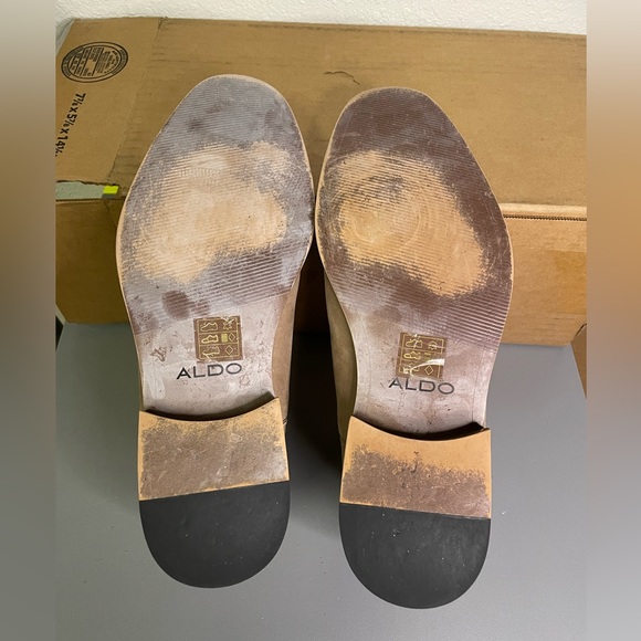 Aldo chelsea boots color is buff / light tan men’s 9 - Picture 9 of 9